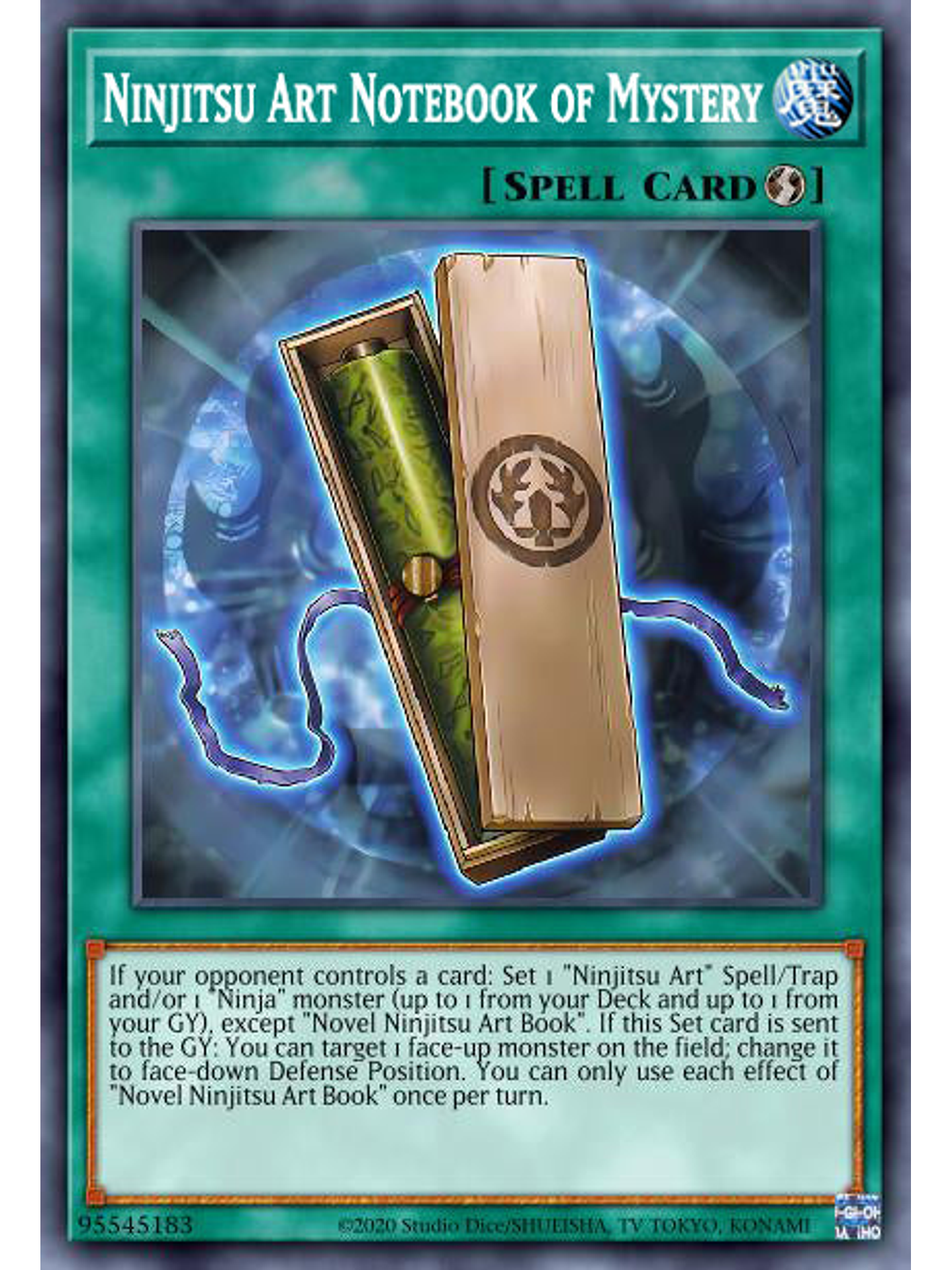 Ninjitsu Art Notebook of Mystery - MP23-EN201 - Common 1st Edition 1