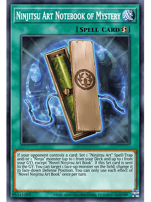 Ninjitsu Art Notebook of Mystery - MP23-EN201 - Common 1st Edition