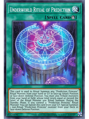 Underworld Ritual of Prediction - MP23-EN203 - Common 1st Edition