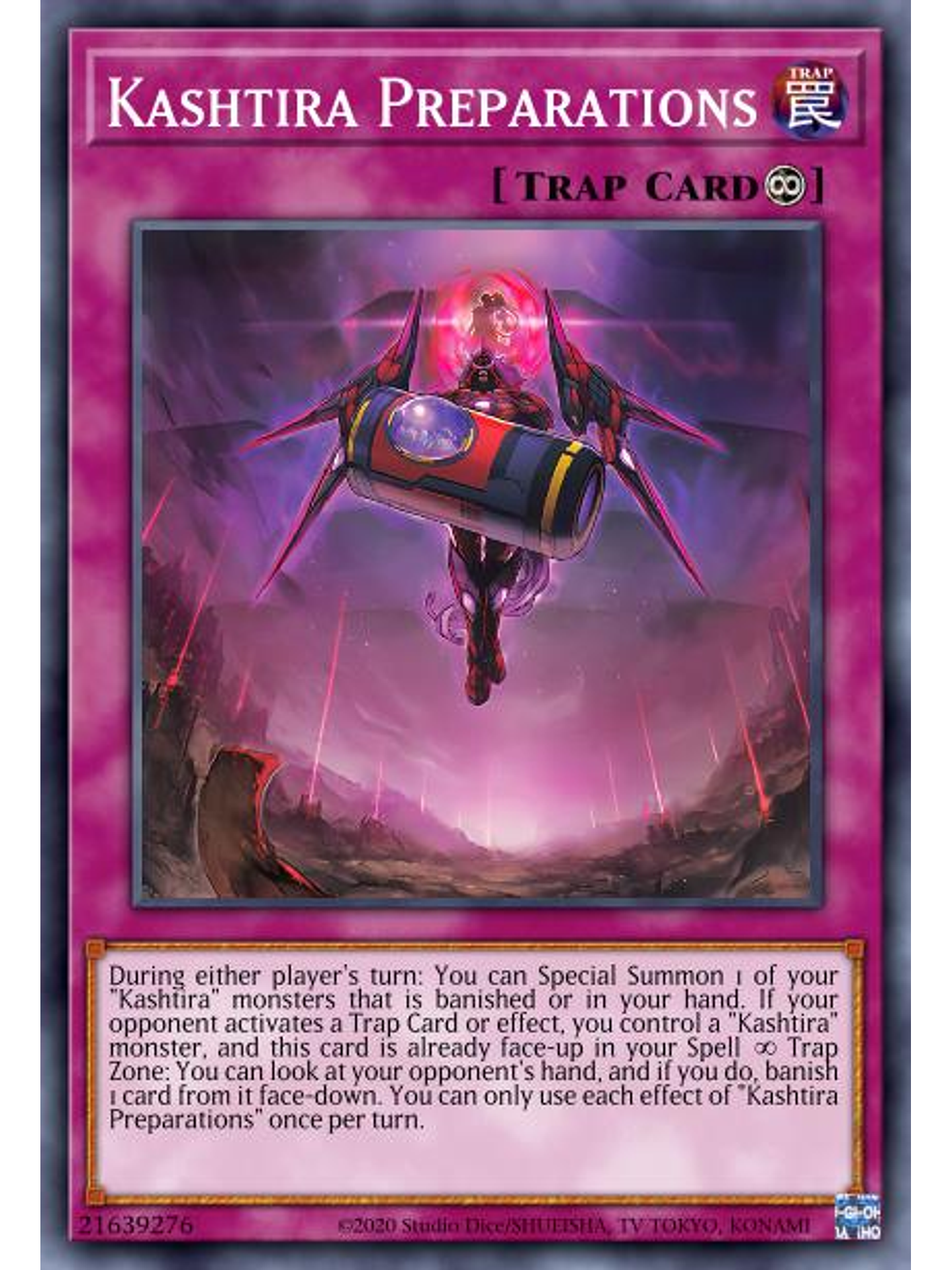 Kashtira Preparations - MP23-EN211 - Ultra Rare 1st Edition 1