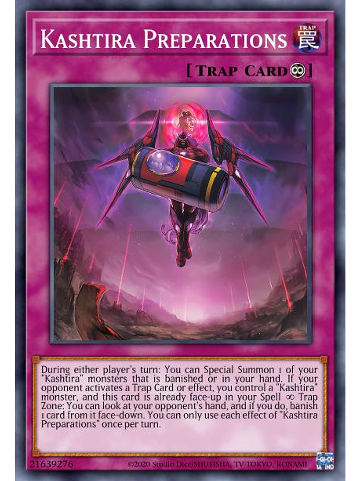 Kashtira Preparations - MP23-EN211 - Ultra Rare 1st Edition 1