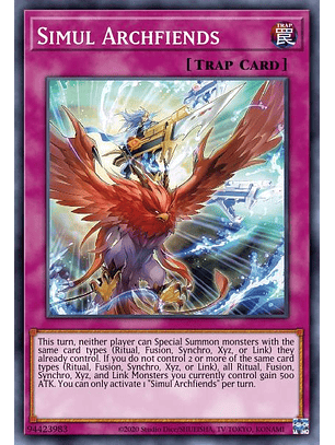 Simul Archfiends - MP23-EN213 - Common 1st Edition