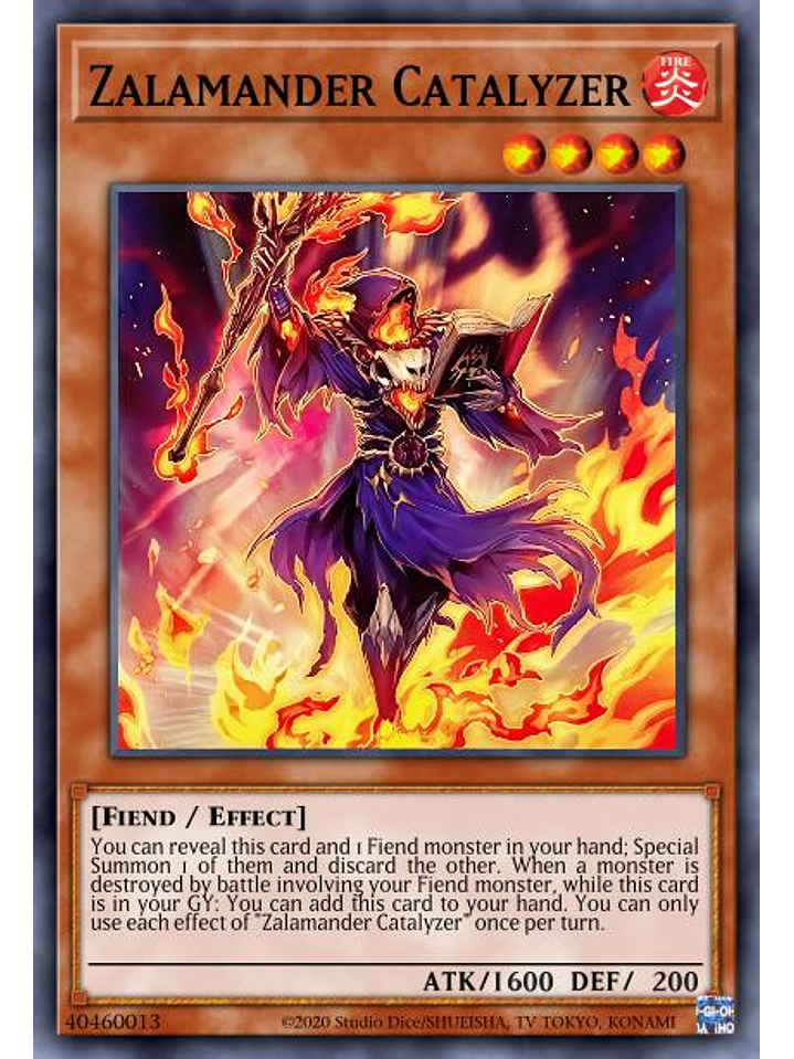 Zalamander Catalyzer - MP23-EN216 - Ultra Rare 1st Edition 1