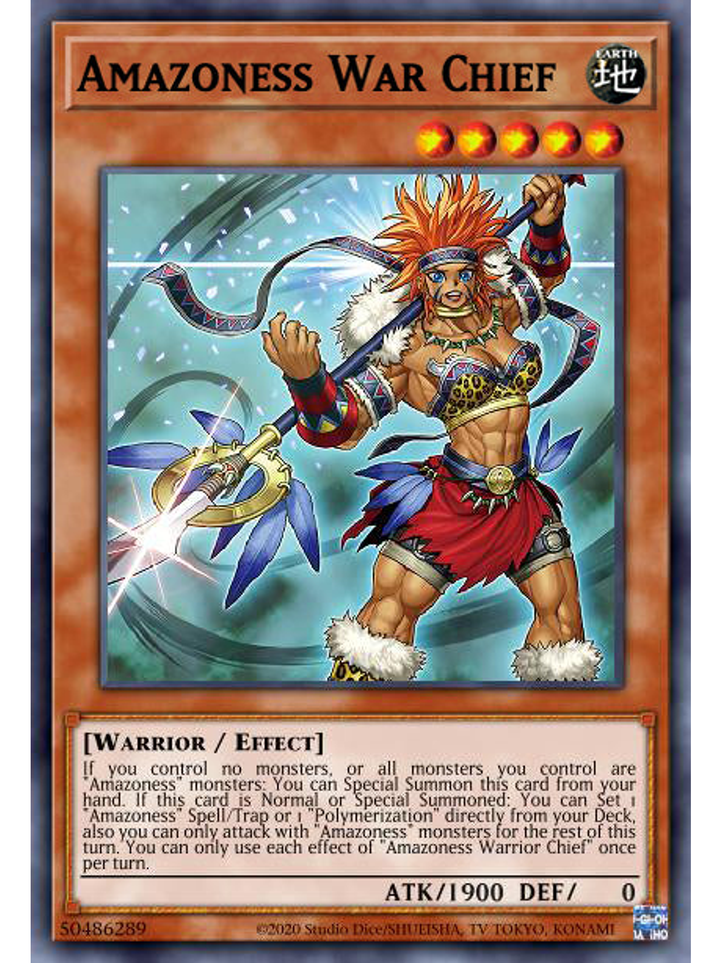 Amazoness War Chief - MP23-EN221 - Ultra Rare 1st Edition 1