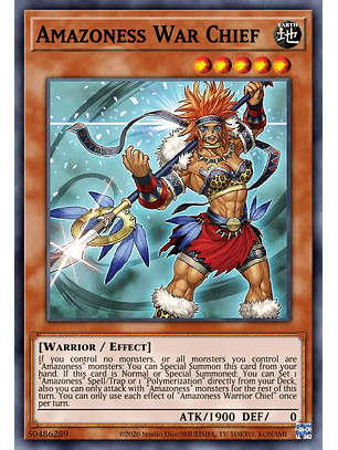 Amazoness War Chief - MP23-EN221 - Ultra Rare 1st Edition