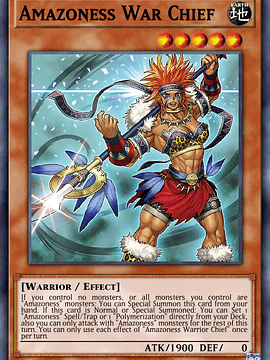 Amazoness War Chief - MP23-EN221 - Ultra Rare 1st Edition