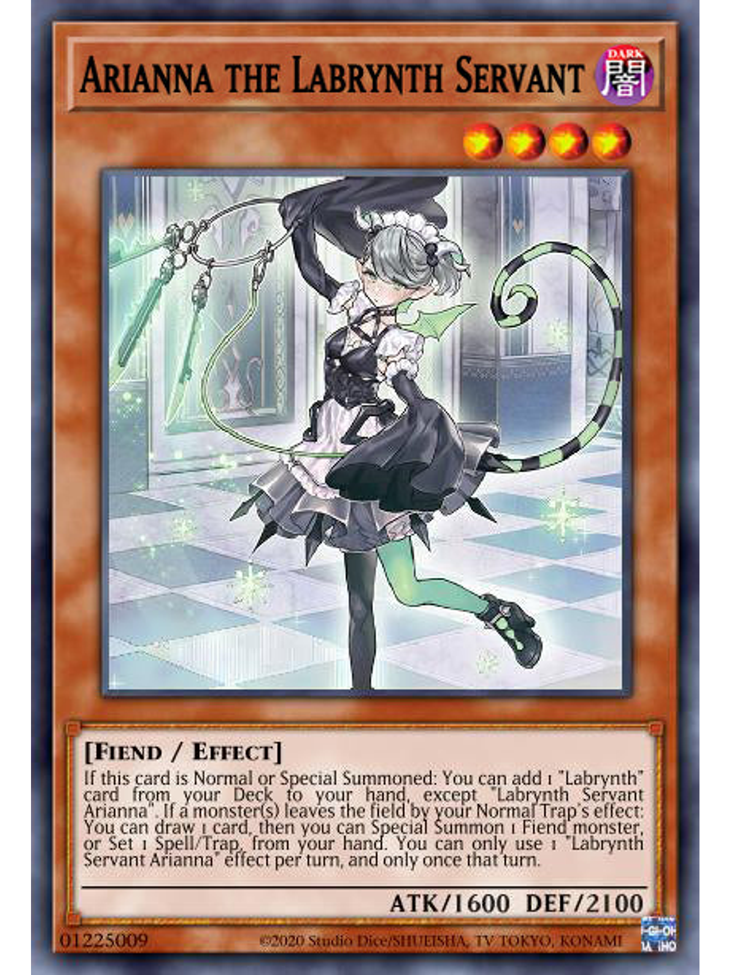 Arianna the Labrynth Servant - MP23-EN229 - Prismatic Secret Rare 1st Edition 1
