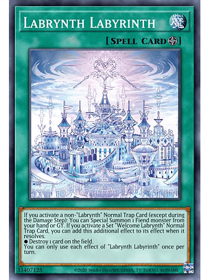 Labrynth Labyrinth - MP23-EN233 - Prismatic Secret Rare 1st Edition