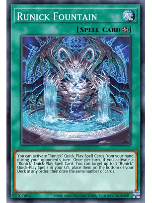 Runick Fountain - MP23-EN239 - Prismatic Secret Rare 1st Edition