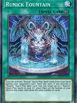 Runick Fountain - MP23-EN239 - Prismatic Secret Rare 1st Edition