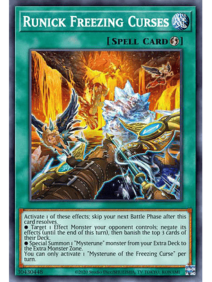 Runick Freezing Curses - MP23-EN245 - Ultra Rare 1st Edition