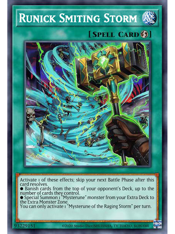 Runick Smiting Storm - MP23-EN248 - Common 1st Edition 1