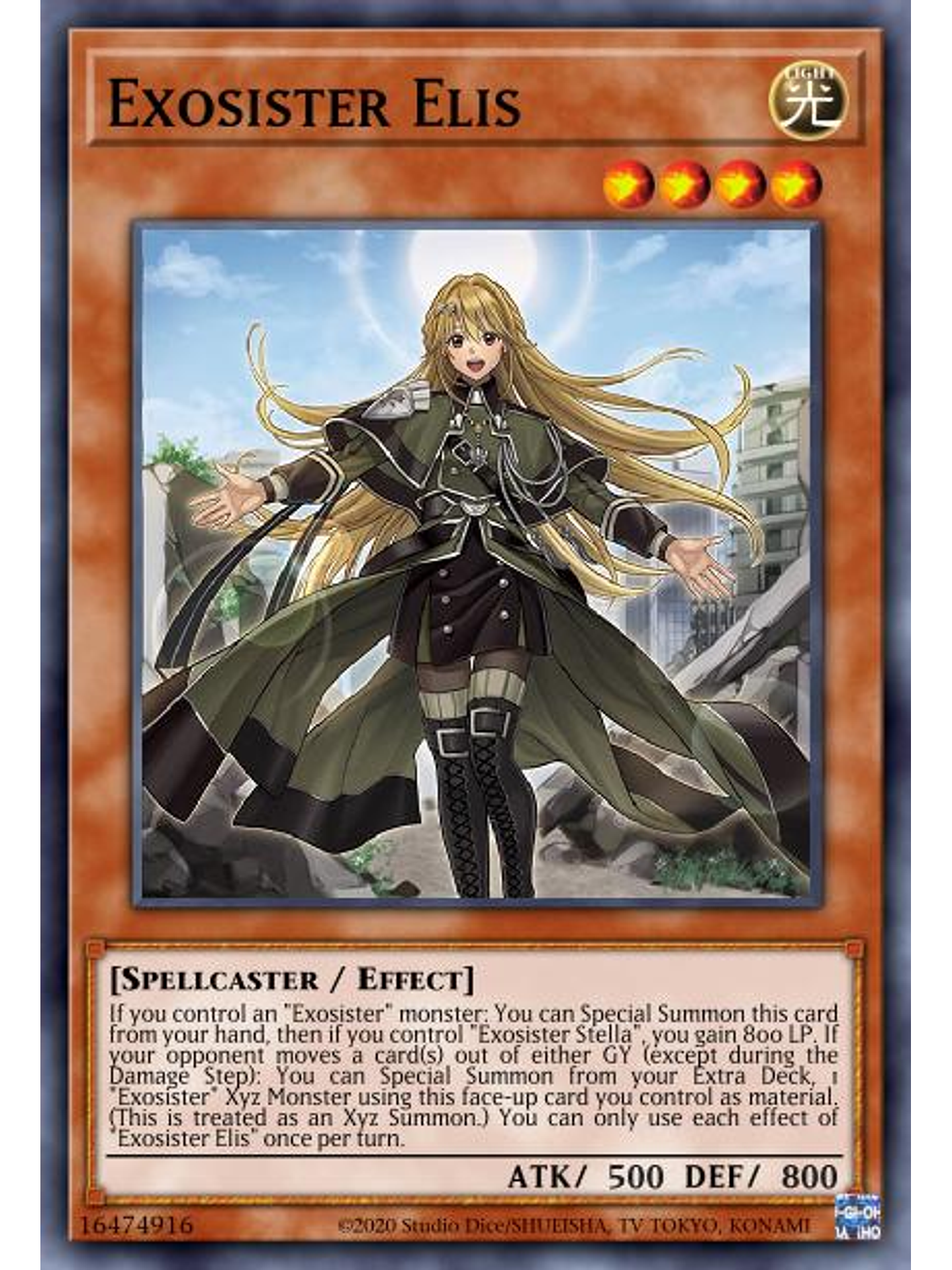 Exosister Elis - MP23-EN252 - Prismatic Secret Rare 1st Edition 1