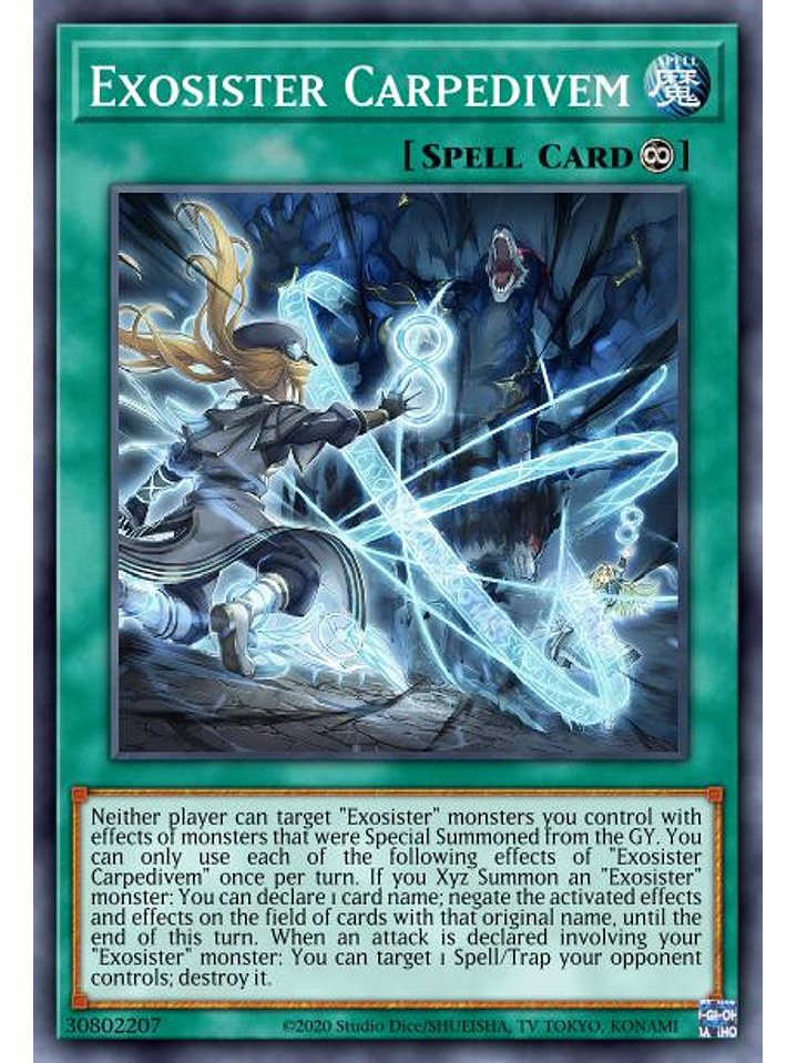 Exosister Carpedivem - MP23-EN262 - Super Rare 1st Edition 1