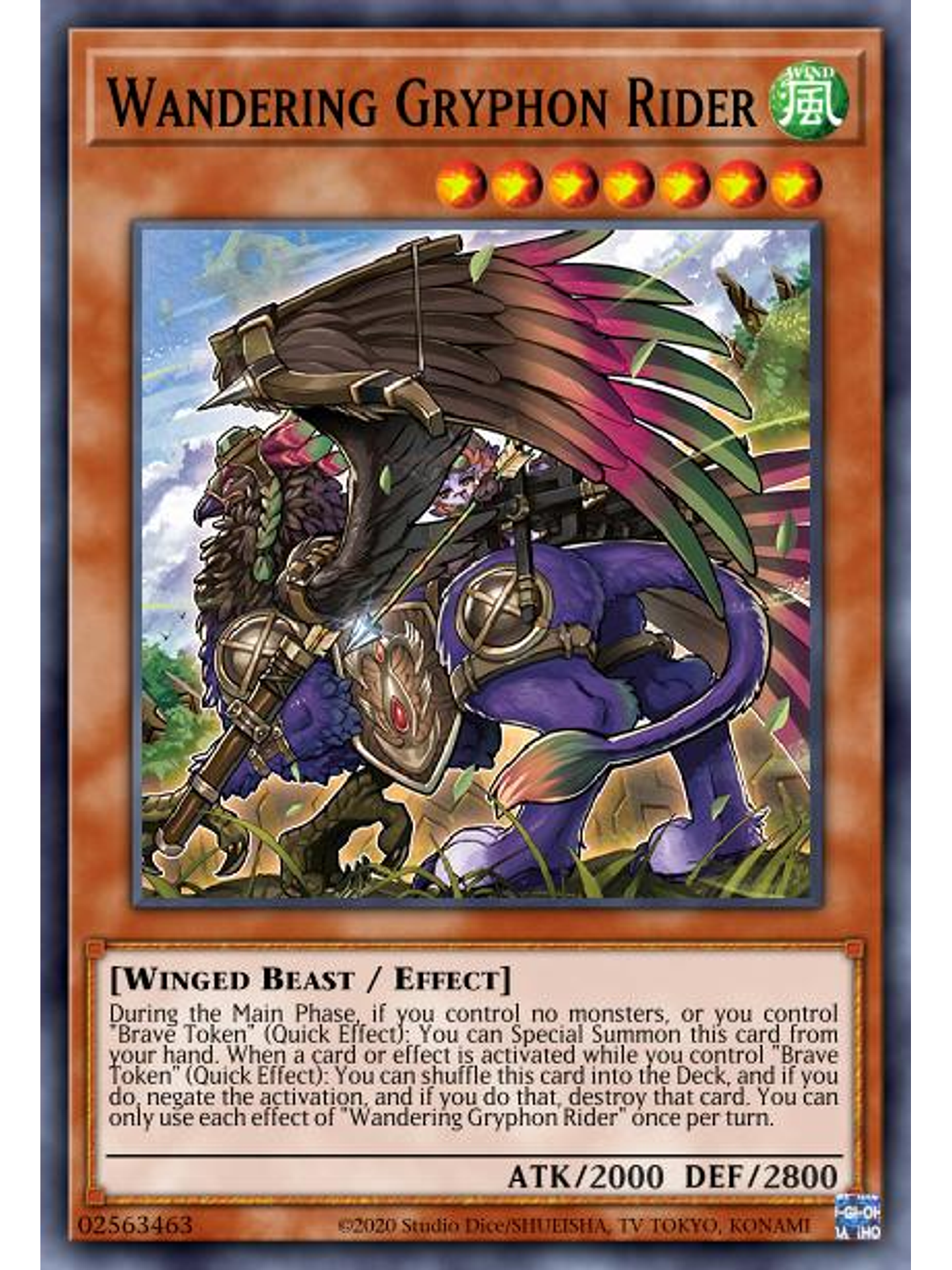 Wandering Gryphon Rider - MP23-EN267 - Ultra Rare 1st Edition 1