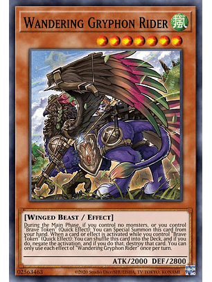 Wandering Gryphon Rider - MP23-EN267 - Ultra Rare 1st Edition