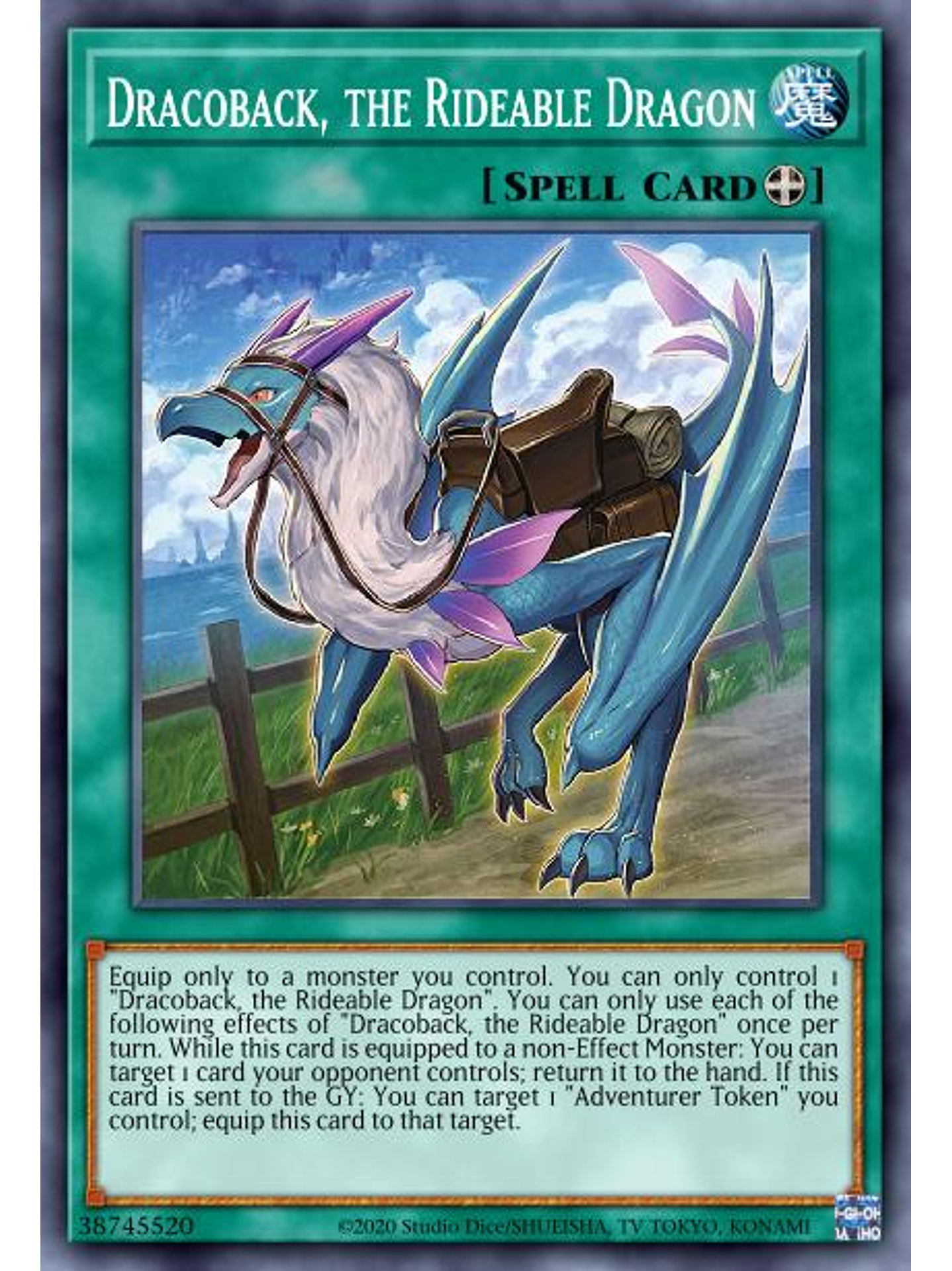 Dracoback, the Rideable Dragon - MP23-EN271 - Common 1st Edition 1