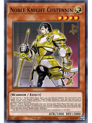 Noble Knight Custennin - MP23-EN275 - Common 1st Edition