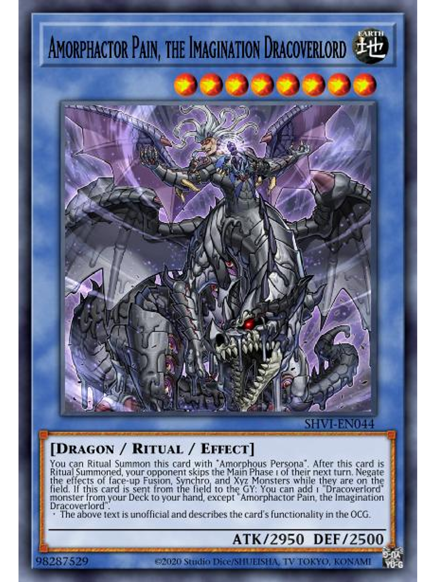 Amorphactor Pain, the Imagination Dracoverlord - MP23-EN278 - Common 1st Edition 1