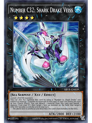 Number C32: Shark Drake Veiss - MP23-EN279 - Super Rare 1st Edition