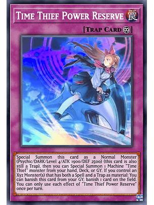 Time Thief Power Reserve - MP23-EN282 - Ultra Rare 1st Edition