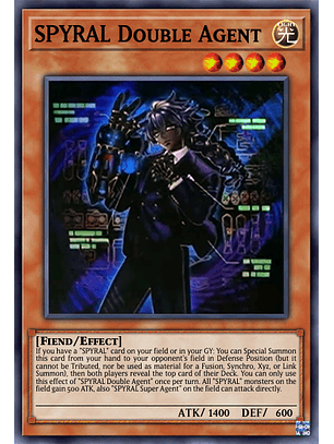 SPYRAL Double Agent - MP23-EN283 - Ultra Rare 1st Edition