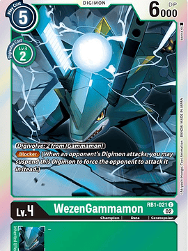 RB1-021 C WezenGammamon