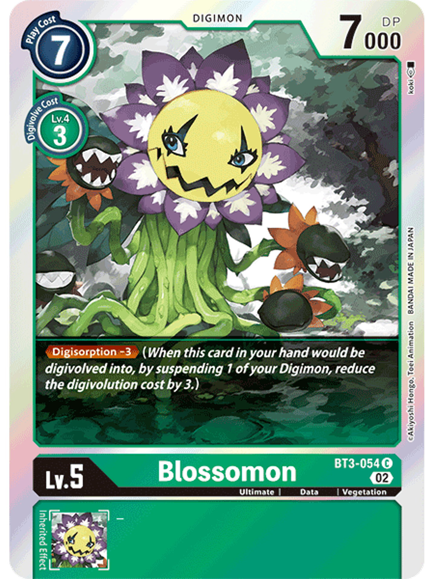 BT3-054 C Blossomon (RB1 Reprint) 1