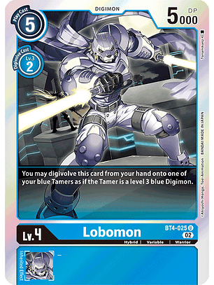 BT4-025 U Lobomon (RB1 Reprint)