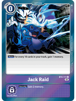 BT4-111 C Jack Raid (RB1 Reprint)