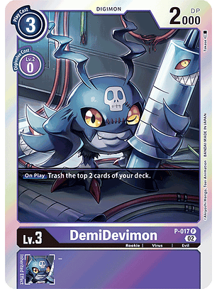 P-017 P DemiDevimon (RB1 Reprint)