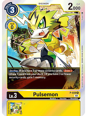 P-028 P Pulsemon (RB1 Reprint)