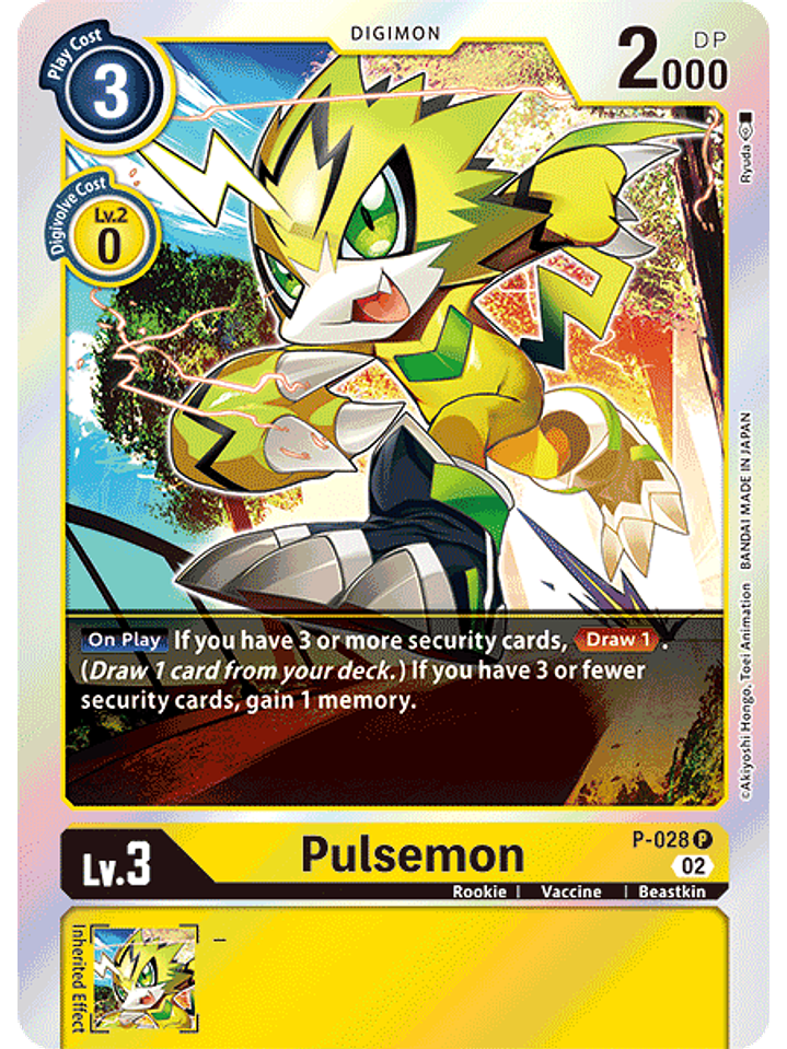 P-028 P Pulsemon (RB1 Reprint) 1