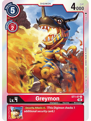 ST1-07 U Greymon (RB1 Reprint)