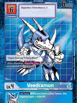 BT1-115 SeC Veedramon (RB1 Reprint)