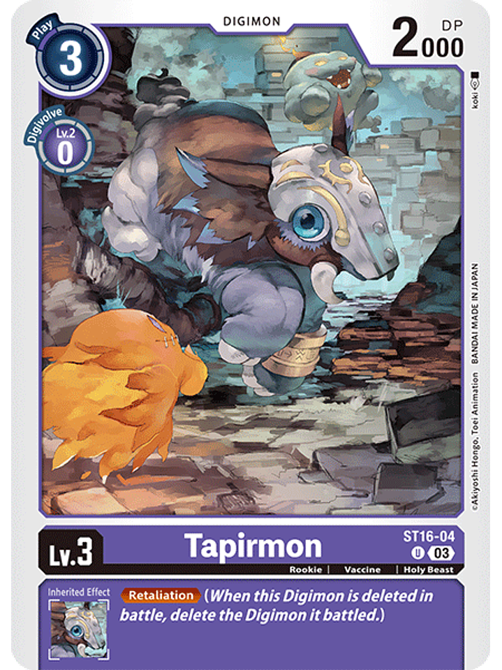 ST16-04 U Tapirmon 1