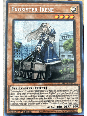 Exosister Irene - MP23-EN254 - Prismatic Secret Rare 1st Edition (Misprint)