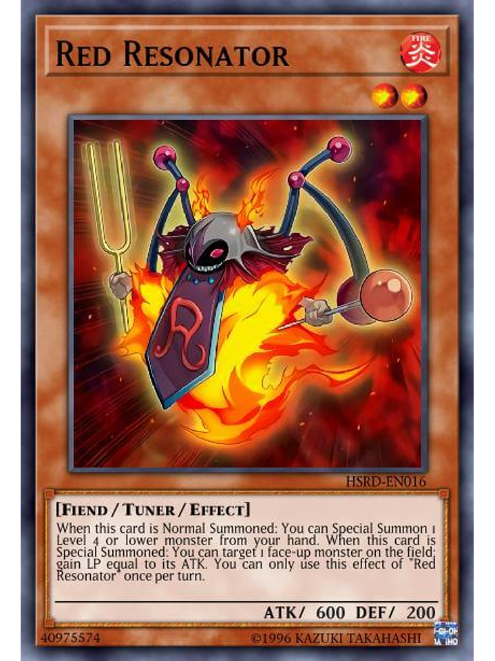 Red Resonator - SDCK-EN007 - Common 1st Edition 1