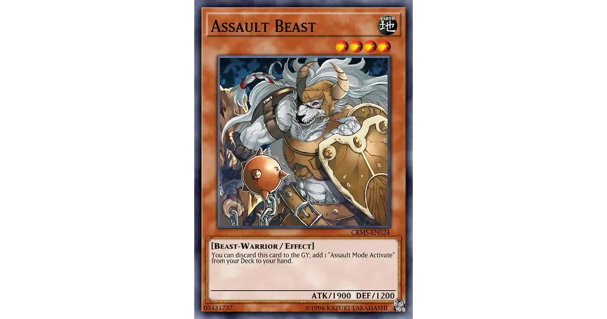 Assault Beast - SDCK-EN018 - Common 1st Edition