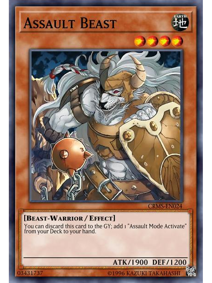 Assault Beast - SDCK-EN018 - Common 1st Edition 1