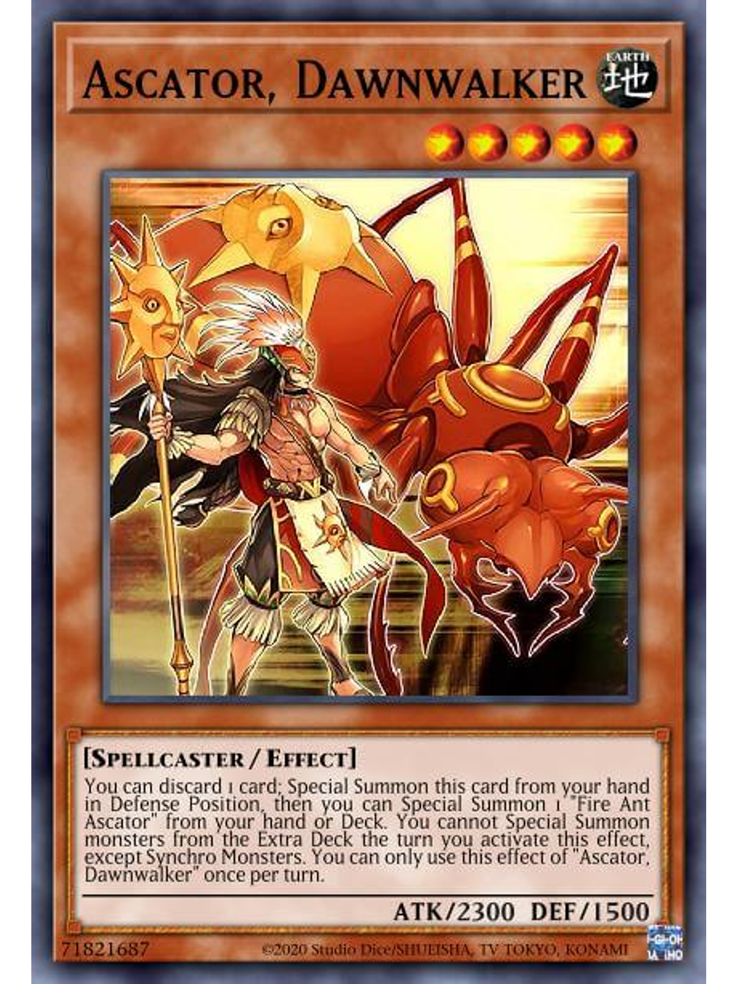 Ascator, Dawnwalker - SDCK-EN021 - Common 1st Edition 1