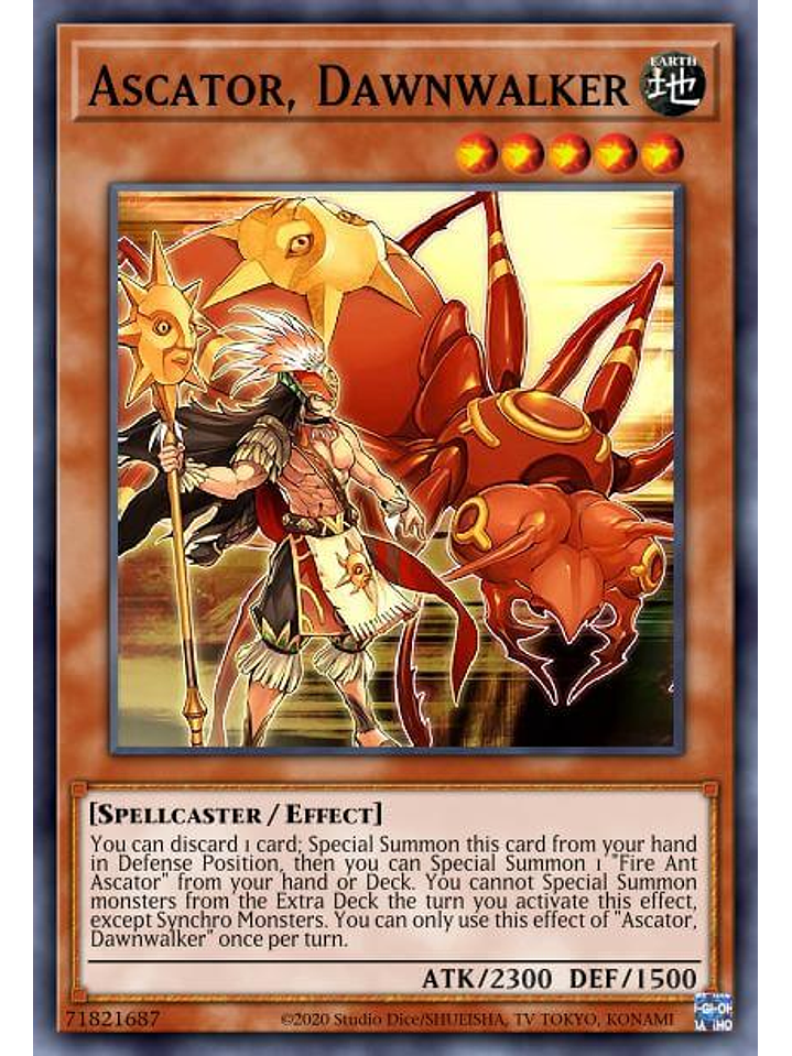 Ascator, Dawnwalker - SDCK-EN021 - Common 1st Edition 1