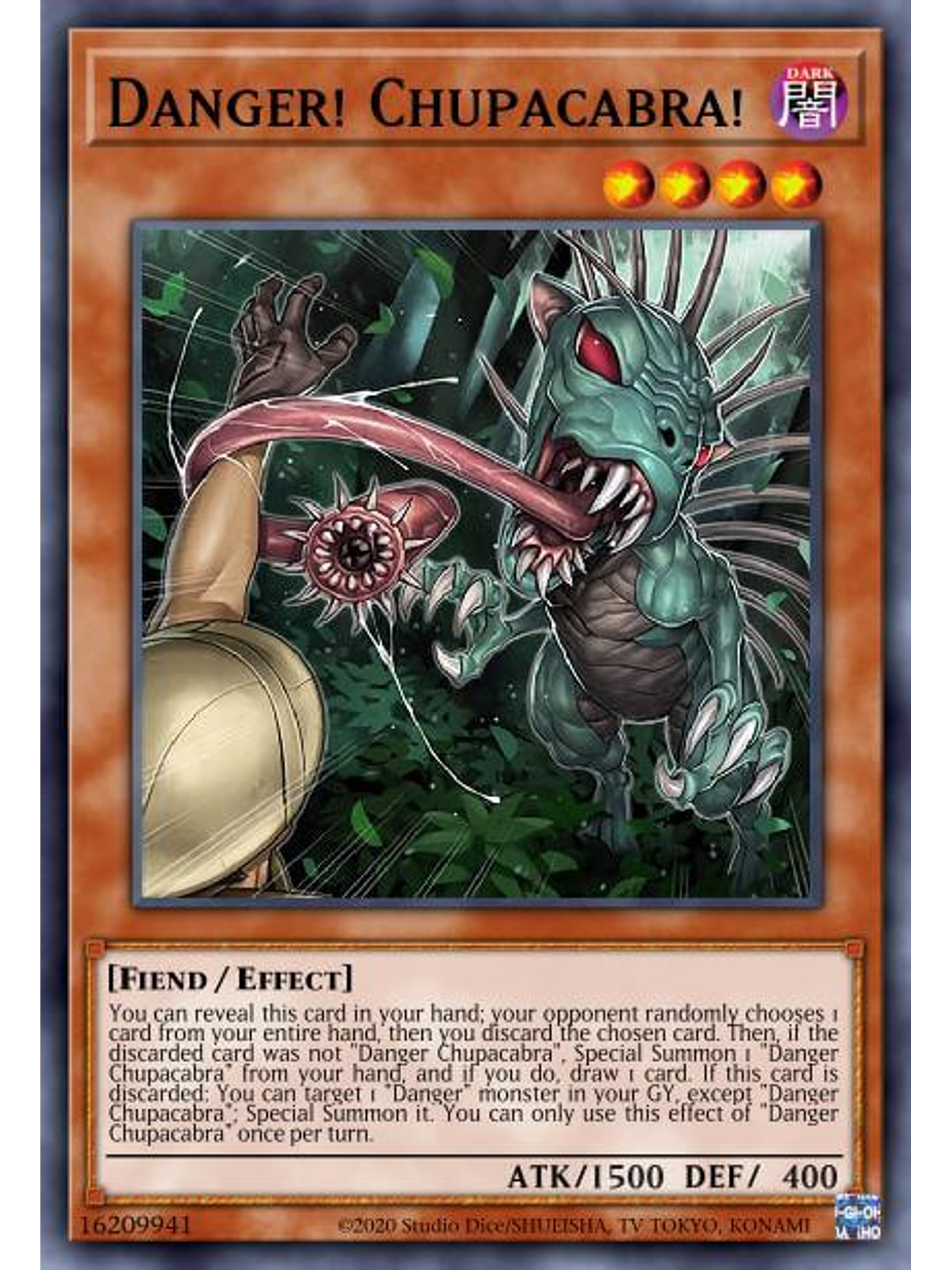 Danger! Chupacabra! - SDCK-EN023 - Common 1st Edition 1
