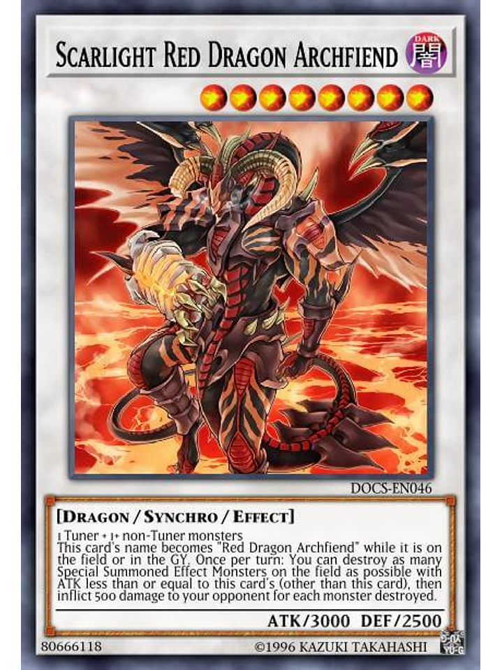 Scarlight Red Dragon Archfiend - SDCK-EN041 - Common 1st Edition 1