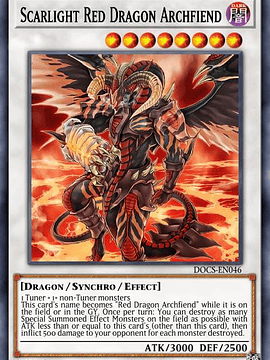 Scarlight Red Dragon Archfiend - SDCK-EN041 - Common 1st Edition