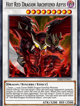 Hot Red Dragon Archfiend Abyss - SDCK-EN042 - Common 1st Edition