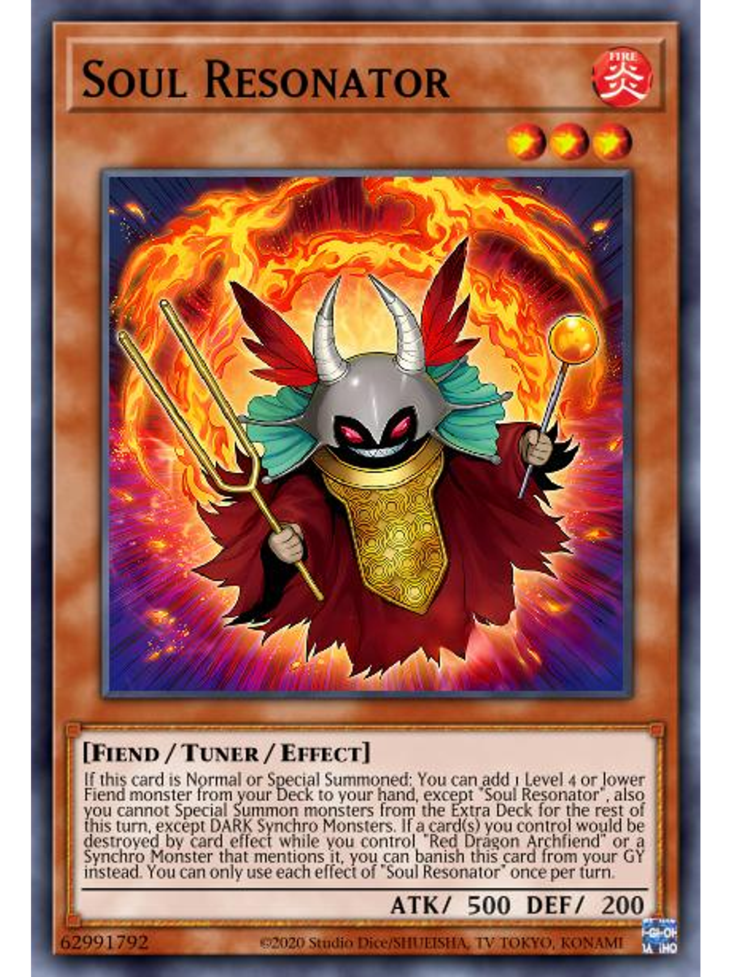 Soul Resonator - SDCK-EN001 - Ultra Rare 1st Edition 1