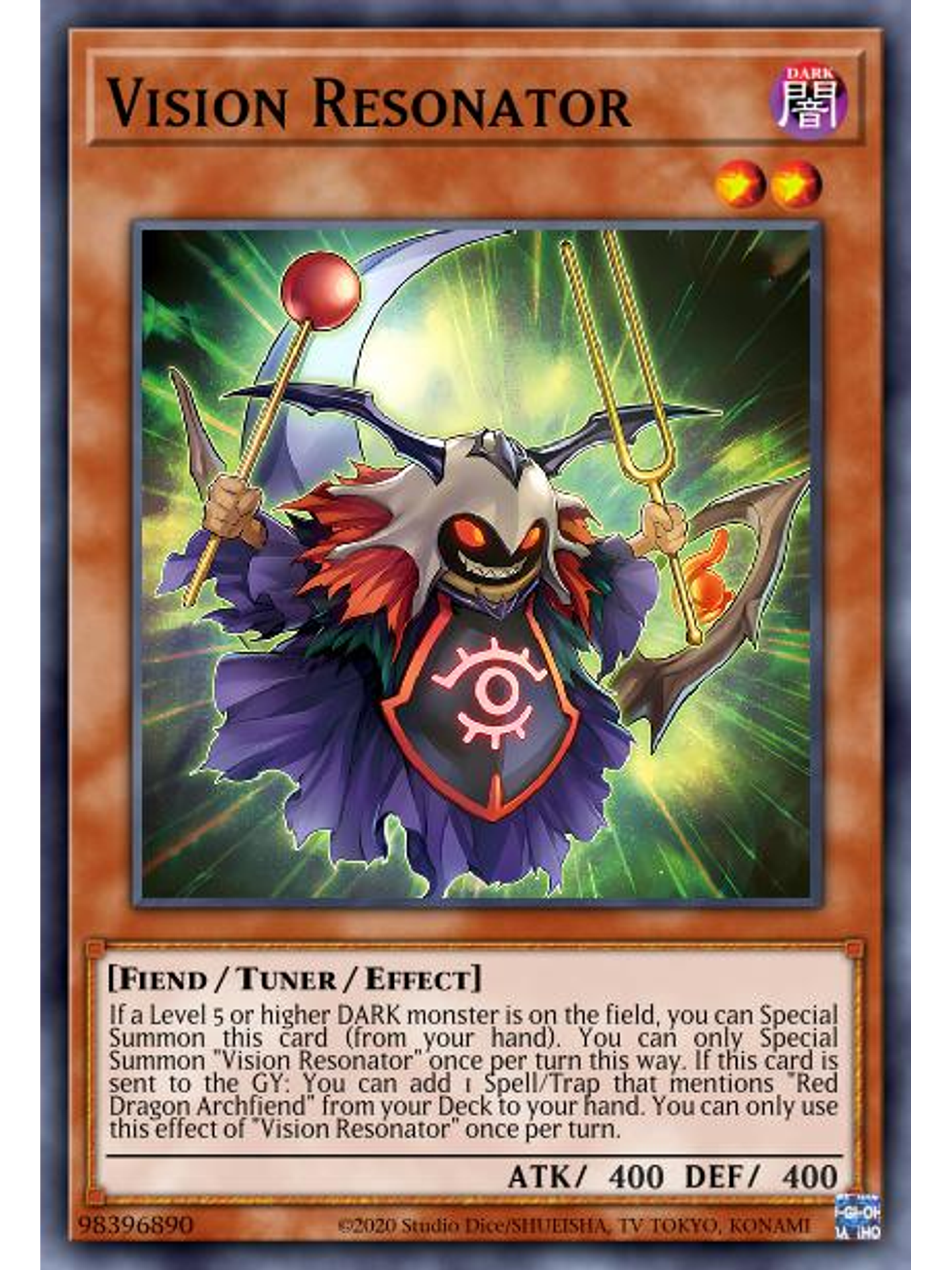 Vision Resonator - SDCK-EN002 - Ultra Rare 1st Edition 1