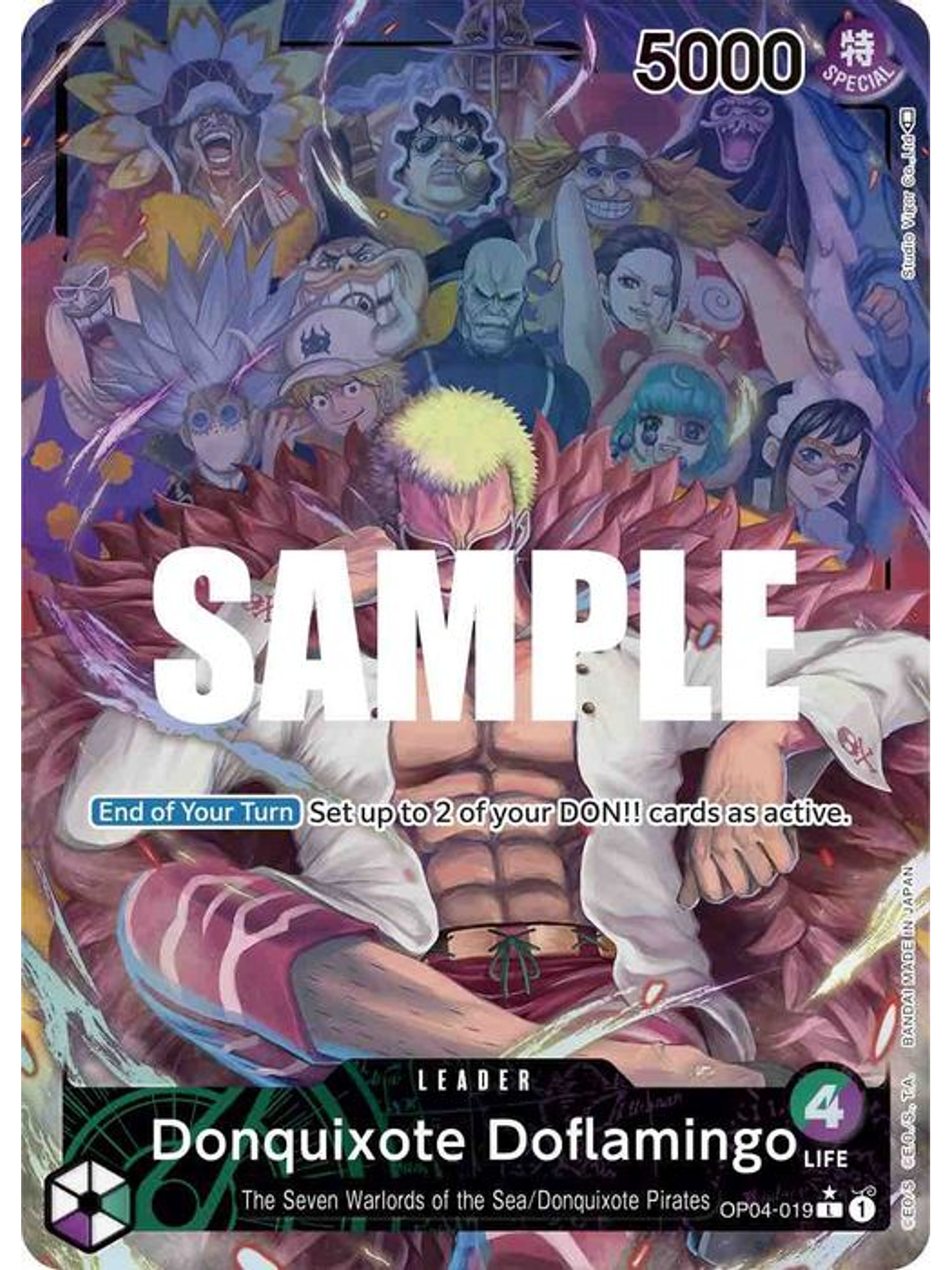 OP04-019 (Alternative Art) Donquixote Doflamingo (019) 1