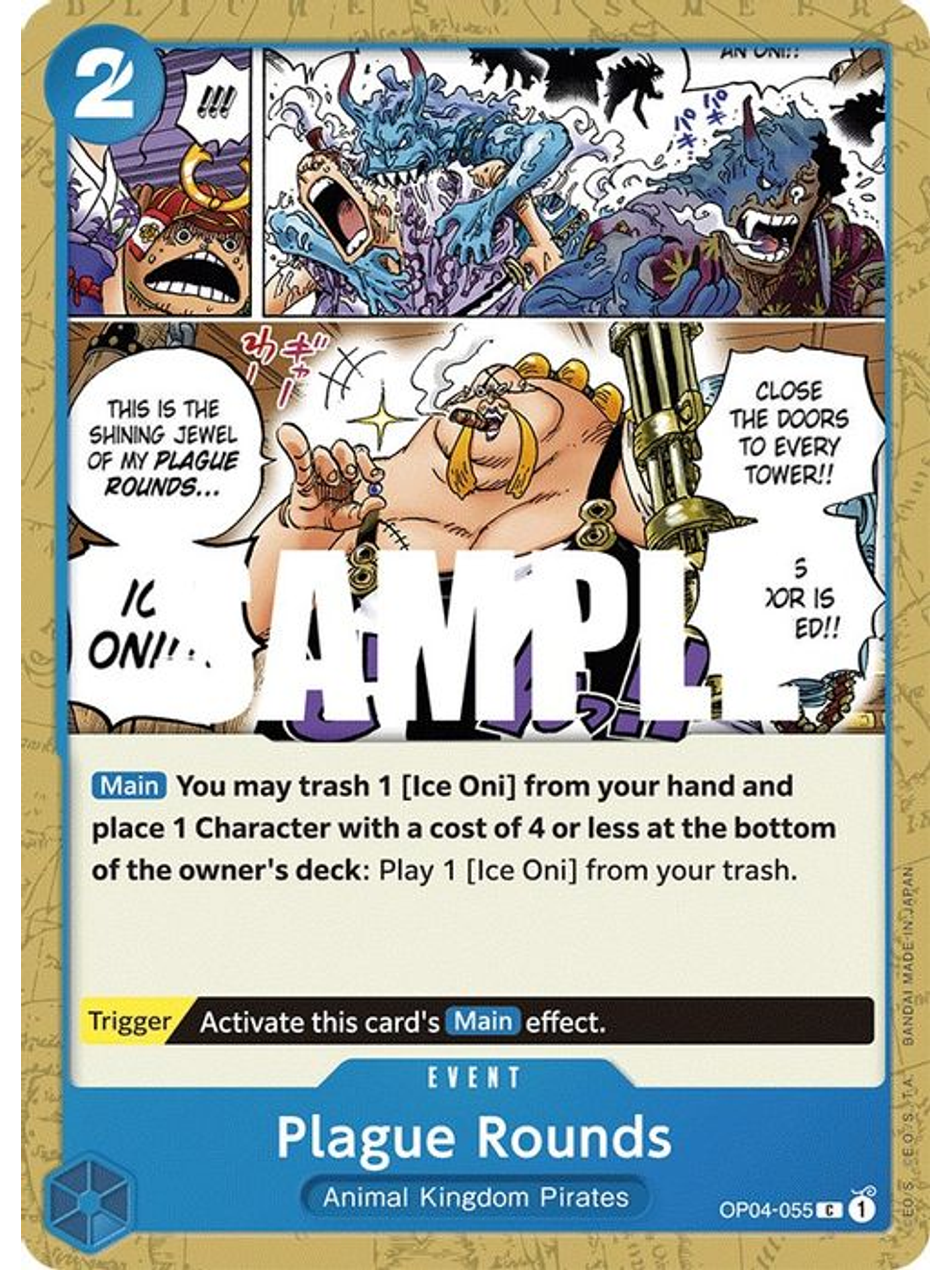 OP04-055 C Plague Rounds 1